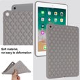 thumbnail image 7 of Allytech Case for iPad 9th/8th/7th Generation 10.2" 2021/2020/2019, Slim Luxury Diamond Pattern [Camera Protection] Shockproof Soft TPU Back Case - Grey, 7 of 7