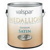 Valspar Brand 1 Quart Satin Pastel Base Medallion Exterior Latex House Paint 27-