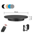 thumbnail image 2 of 42CM Electric Turntable 3D Scanning Photography Display Stand Rotating Table Remote Control Speed Direction Load-Bearing 100KG ,Quiet and Smooth, 2 of 5
