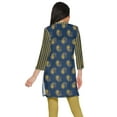 thumbnail image 3 of Moomaya Short Poly Crepe Tunic Dresses Women Printed Kurti Mini Summer Wear, 3 of 5