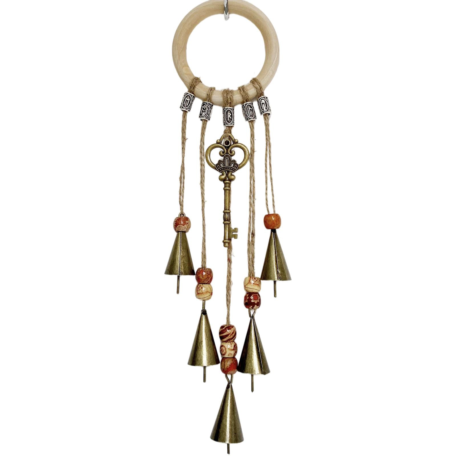 2pcs Bells Wind-Bell Alloy Hanging Bells Door Decorative Hanging Drop Bell for H 