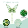 thumbnail image 2 of Elven Butterfly Set, Thin Cicada Wing Costume, Festival Party Performance Props with Adjustable Straps, Lightweight Breathable Material for Comfortable Wear, 2 of 7
