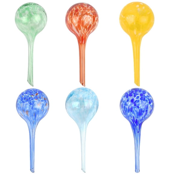 6Pcs Plant Watering Balls for Plant Watering Bulbs, Glass Self Watering Globes, 150ML Volume, Automatic Plant Watering Globe Water