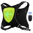 thumbnail image 1 of Double-sided LED Turn Signal Bike Pack LED Backpack with Direction Indicator USB Rechargeable Safety Light Bag Wa, 1 of 7