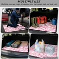 thumbnail image 7 of HUISEFOR Cow Print Aztec Tribal Car Trunk Mat 29" x 39" Scratchproof All Weather Trunk Protection Cargo Liner, Waterproof, Anti Slip, Easy Installation, Fits for Most Cars SUV, 7 of 7