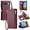 Winered, variant on Allytechgroup Case for Google Pixel 10 Pro XL, Crossbody Strap Cell Phone Bag PU Leather RFID Blocking Cards Slots Zipper Pocket Hand Wrist Protective Stand Lightweight for Women Girls, Winered