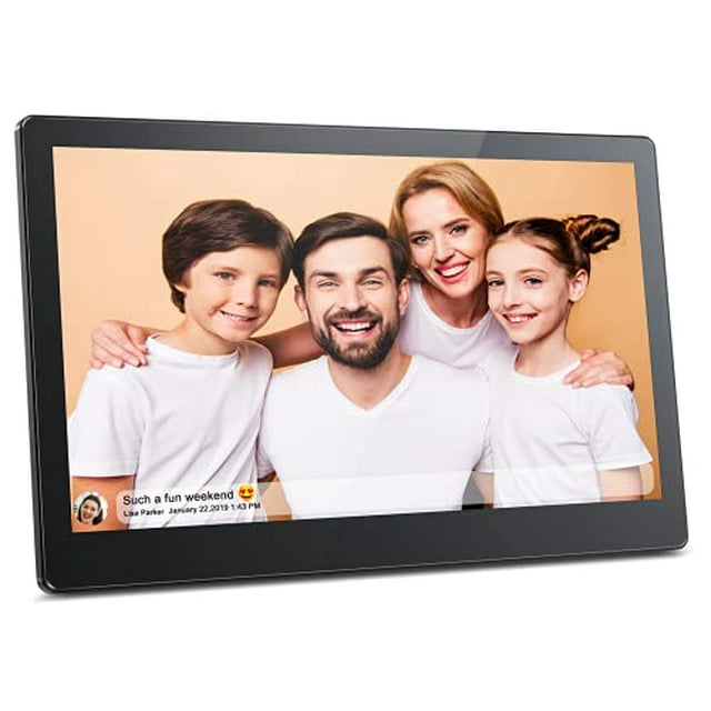 FRAMEO Cadre PHOTO Numérique Intelligent 15,6 Pouces FHD WiFi avec Écran Tactile et Stockage 16 Go