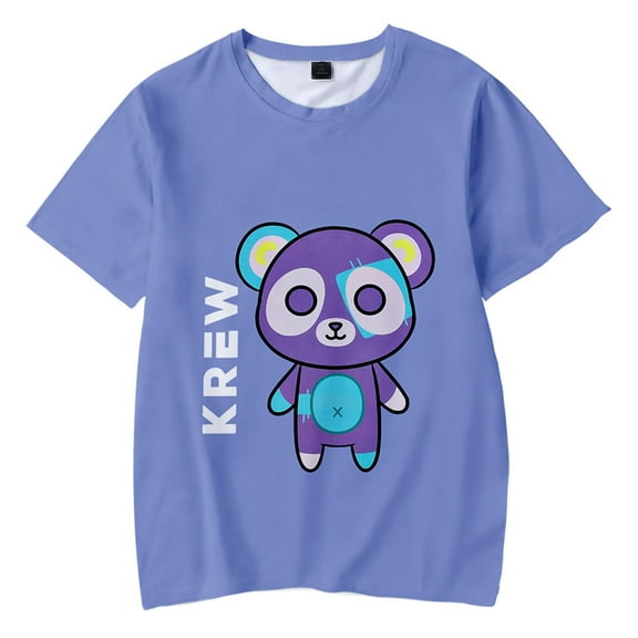 ItsFunneh Krew District T-shirt Women Men Crewneck Short Sleeve Tee Casual Funny Summer Tops