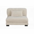 thumbnail image 2 of Restonic Modern Living Room Furniture|Beige Corduroy Chair 45"x45"x34.5"H, 2 of 11