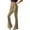 Khaki949, variant on Hifoo Women Fashion High Waisted Corduroy Casual Flare Pants Stylish Comfortable Long Trousers Joggers Daily Wear Solid Color Slacks Leisure