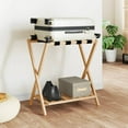 thumbnail image 1 of vidaXL Luggage Rack 68x38x58 cm Bamboo, 1 of 1