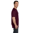thumbnail image 2 of Hanes Beefy-T T-Shirt à Poche pour Hommes, P, Bordeaux, 2 of 5