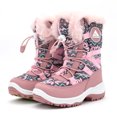 thumbnail image 2 of Nova Mountain Boys Girls Little Kids Winter Snow Boots NF-NFWB840-PinkMulti-10, 2 of 6