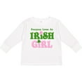 thumbnail image 3 of Inktastic Loves an Irish Girl Girls Long Sleeve Toddler T-Shirt, 3 of 5