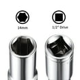 thumbnail image 3 of 1/2-inch Drive 14mm 6-Point Deep Socket, Cr-V Steel, 3 of 3