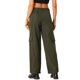 thumbnail image 3 of Pantalones cargo de mujer Daring Diva de tiro medio, anchos y holgados, estilo Y2K, casuales con bolsillos en verde ejército, 3 of 6