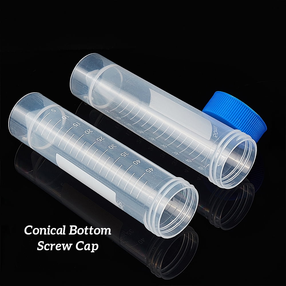 DIY Kit with Transparent Disposable Plastic Centrifuge Tube Label Paster Plastic Pipettes Dropper and Cleaning Brush Clear
