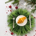 thumbnail image 6 of 2PC 15 Inch Faux Cedar Placemats, Faux Cedar Greenery Placemats Round, Christmas Placemats,Large Christmas Placemats Round Artificial Xmas Place Mats,2025 New Christmas Placemats Table Decoration, 6 of 6