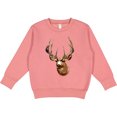 thumbnail image 2 of Inktastic Deer Head Hunter Toddler Sweatshirt, 2 of 4