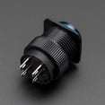 thumbnail image 5 of Adafruit 16mm Illuminated Pushbutton - Blue Latching On/Off Switch, 5 of 5