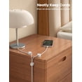 8 Cable Organizer [1-Second Lock] Spring Cable Management Clip ...