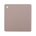 thumbnail image 1 of Heats Insulation Table Mat Dish Washable Plate Pot Pad Square Coaster Nonslip Placemat Desk Countertop Protector Kitchen Draining Champagne, 1 of 9