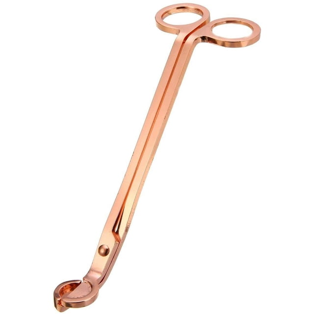 Vela Wick Trimmer Wick Clipper Wick Cutter Scissor -Oro rosa WD.WDQZL Hogar