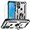 Silver, variant on for Moto G Play 2023 Case, Moto G Play 2023 Phone Case with HD Screen Protector, Military Grade Protective Cases with Ring for Moto G Play 2023 (Blue)