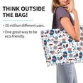 thumbnail image 2 of Fotbe Fourth Of July Party Bolsa Tote Estética de Lona con Estampado para Mujer - Bolsa Reutilizable de Hombro Casual para Vacaciones, Compras, Trabajo y Gimnasio, 2 of 8