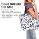 thumbnail image 2 of Balery Fourth Of July Party Bolsa Tote Estilo Estético con Cremalleras, Bolsa de Hombro, Bolsa de Compras Grande y Plegable, 2 of 8
