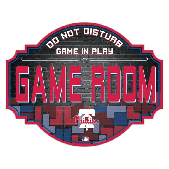 Philadelphia Phillies 12'' Game Room Tavern Sign
