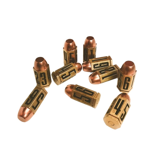 Bullet Dice 6 caras Mesa Juego de mesa Dados Fiesta Juego Ornamento decorativo JShteea El nuevo