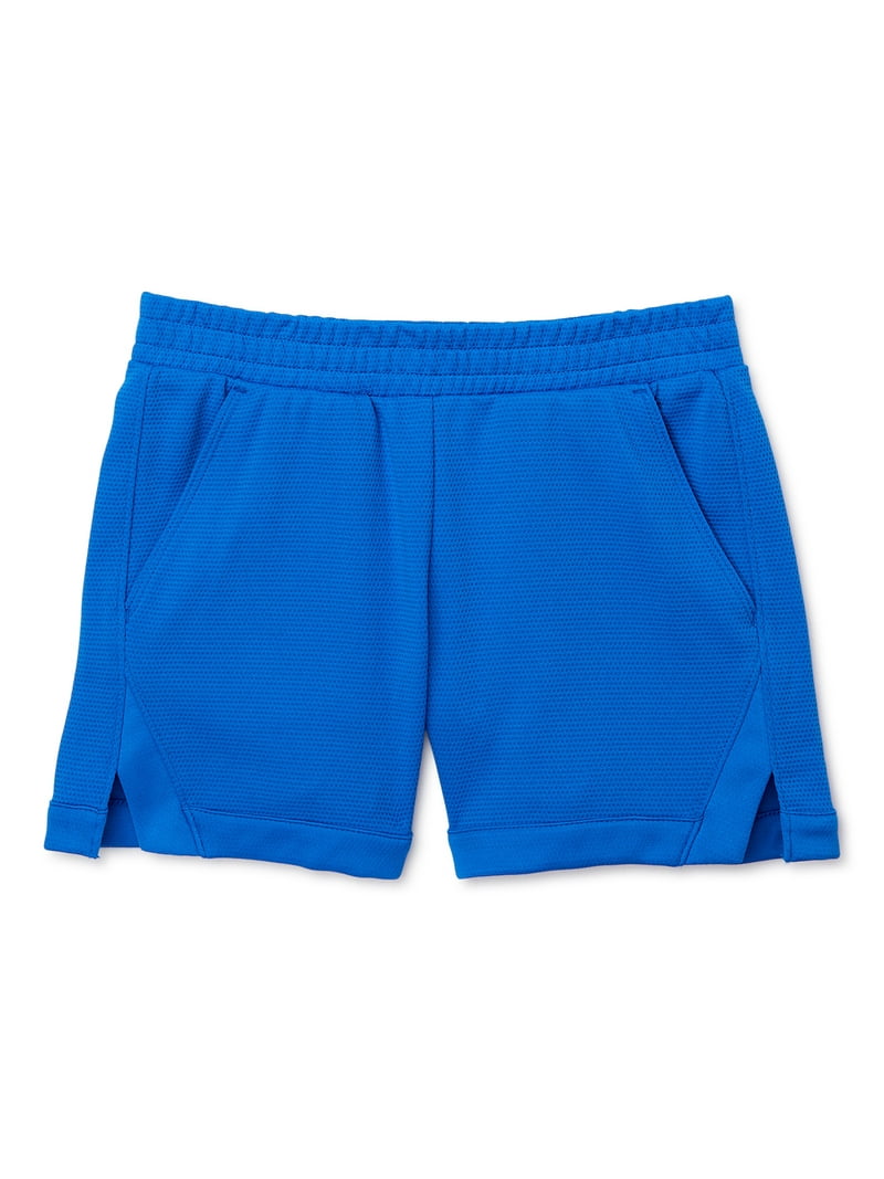 Athletic Works Girls 3-Pack Athletic Shorts, Sizes 4-18