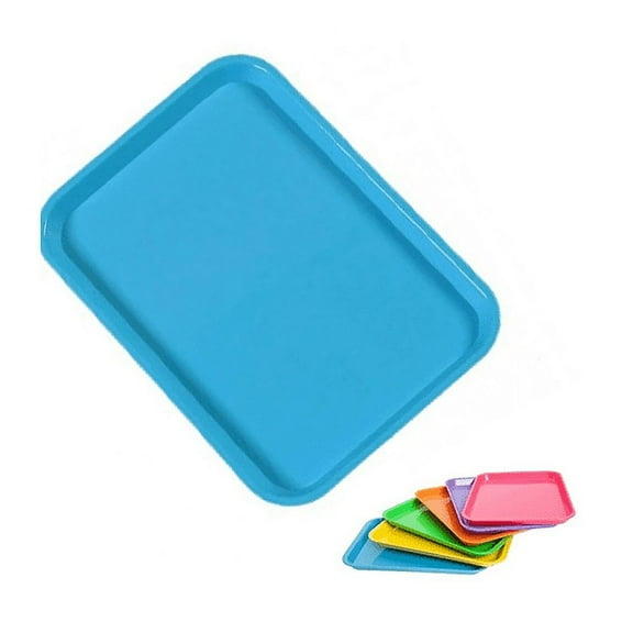 Plasdent 300BFS-2 Flat Set-Up Tray Size B Ritter Neon Blue 13 3/8" x 9 5/8"