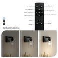 thumbnail image 2 of Set de apliques de pared Rayogale inalámbricos regulables USB-C negros, 2 of 8