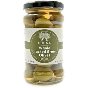 Divina Buffalo Blue Olives | 7.8 Oz Jar, Case Of 6 | Gourmet Stuffed Olives For Charcuterie & Appetizers