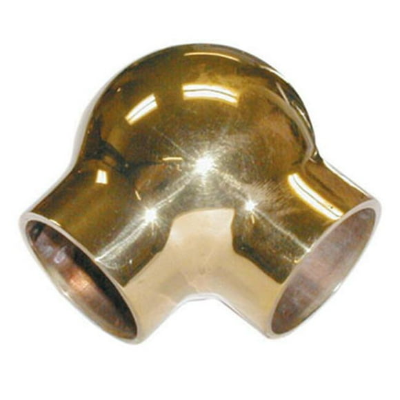 Lavi L00 702 2 2 In. Ball Elbow 90 Degrees - Polished Brass