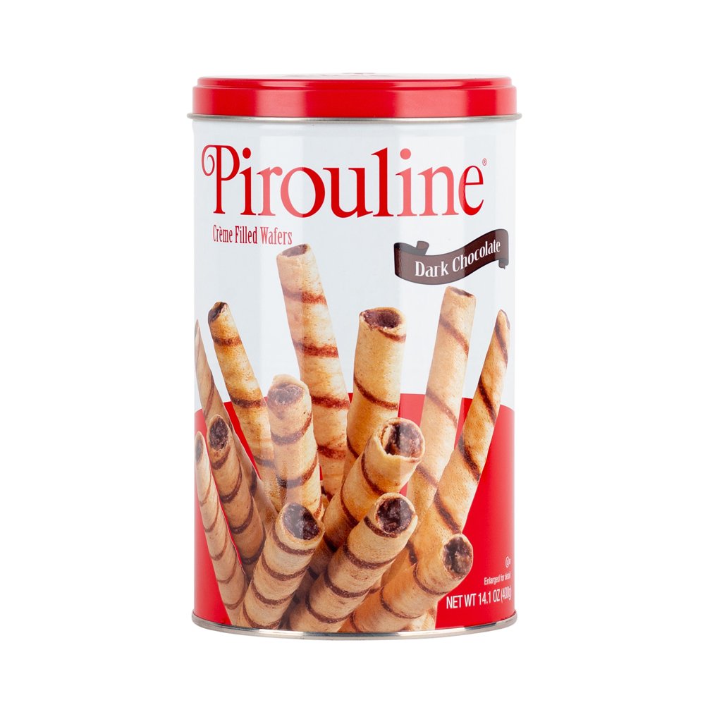 Pirouline Creme Filled Wafers, Dark Chocolate, 14oz
