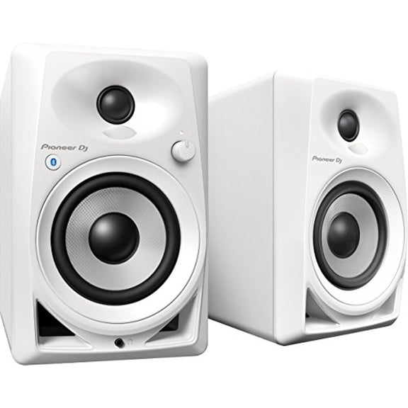 Pioneer Electronics DM40BTW DJ Studio Monitor Speaker, White