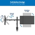thumbnail image 6 of Full Motion Dual Monitor Desk Mount, 6 of 12