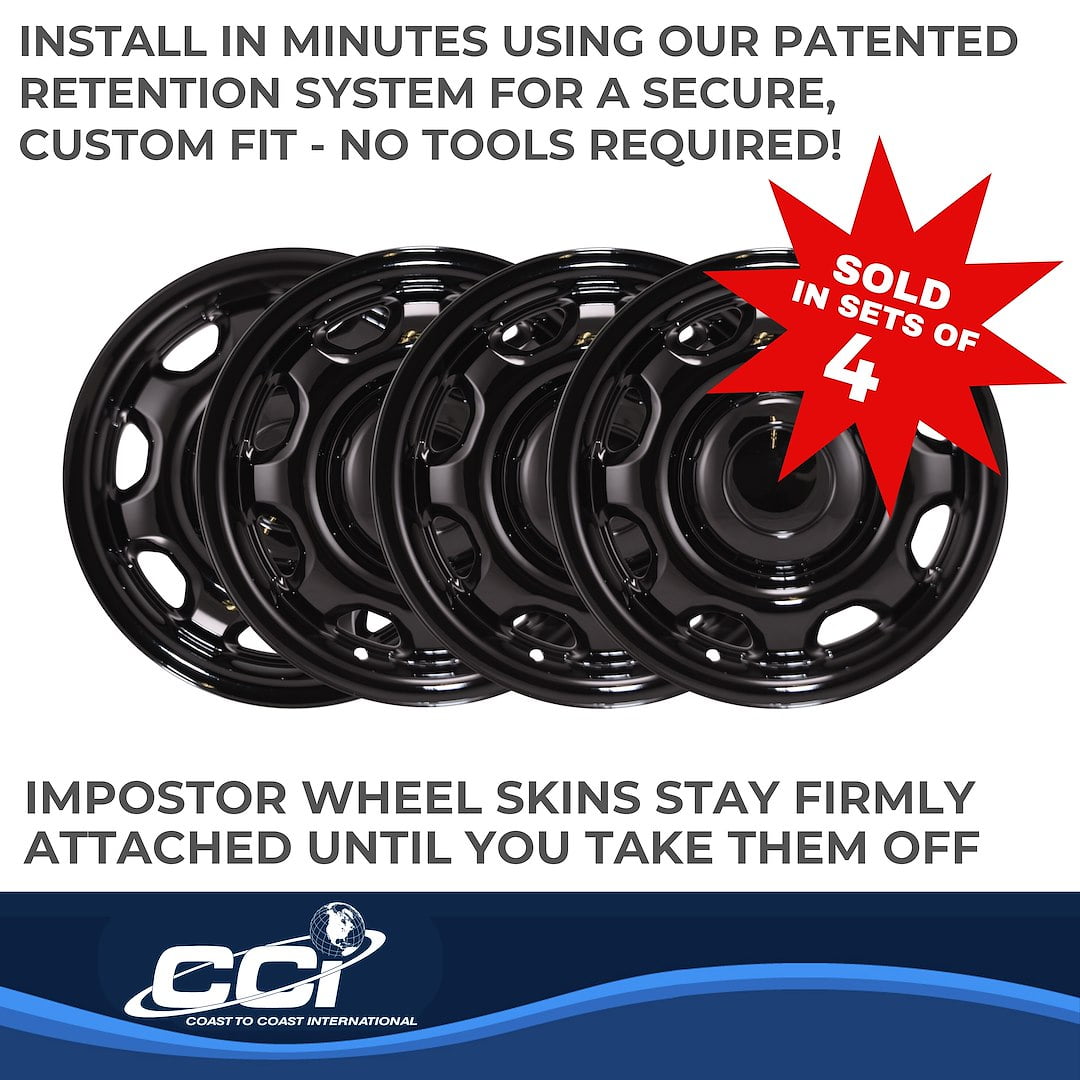 Coast To Coast IWCIMP80BLK IMPOSTOR ® WHEEL COVER