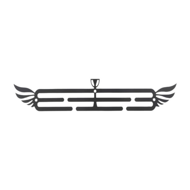 Colgador de medallas, soporte de Metal resistente, estante de almacenamiento montado en la pared, organizador de pared para Hockey, béisbol, gimnasia, Estilo D