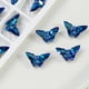 thumbnail image 3 of 6 piezas de adornos de cristal para uñas con forma de mariposa tridimensional, 5 x 8 mm, para manicura, 3 of 5