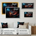 thumbnail image 4 of DESIGN ART Designart "Red Blue Harmonious Blend I" Modern Geometric Canvas Prints 32 in. wide x 16 in. high, 4 of 5