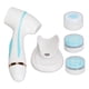 thumbnail image 2 of Cepillo de limpieza facial eléctrico, limpieza profunda de poros de silicona, removedor de maquillaje resistente al agua, limpiador facial azul, 2 of 5