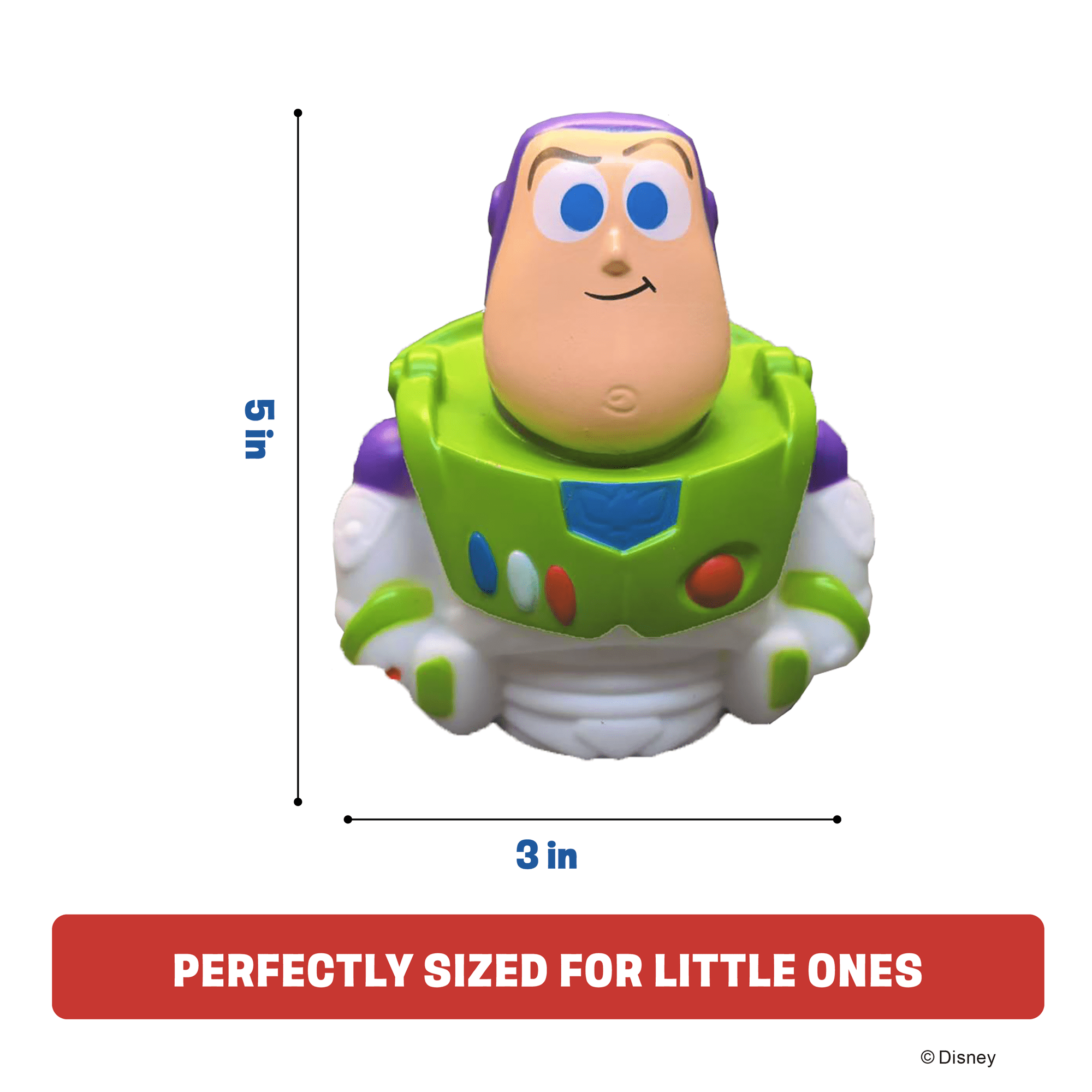 Disney Toy Story Buzz Jumbo Bath Squirter, 1-Piece Squeezy Water Play Toy for Toddlers