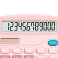 thumbnail image 3 of Calculadora solar multifuncional de moda linda pequeña calculadora de escritorio digital para estudiantes en casa escuela, 3 of 8