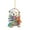 Purple, variant on SUSHANG Cute Bear Christmas Ornaments with Scarf Festive Animal Acrylic Pendant Christmas Tree Hanging Decor for Car Interior and Home Adorable Bear with Santa Hat Whimsy to Holiday Decorations Ideal