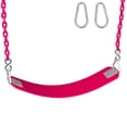 thumbnail image 3 of Swing Set Stuff Inc. Commercial Rubber Belt Seat with 5.5 Ft. Coated Chain (Blue), 3 of 6