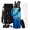 Blue, variant on 40 OZ Water Bottle with Straw - Auto Spout Lids, Paracord Handle, Carrier Bag, Flask Boot, Wide Mouth Stainless Steel Sports Water Bottles Thermal Water Flask Cold for 48H